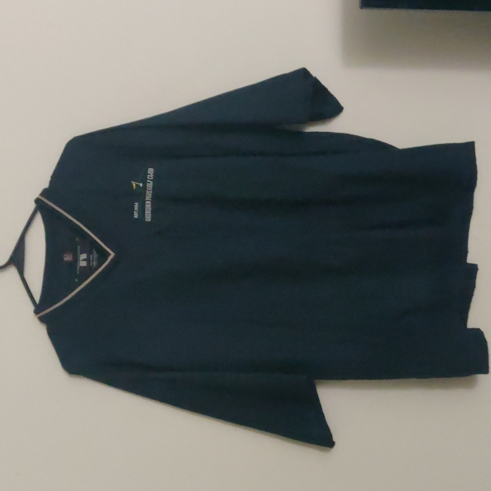 Vintage Navy Dunbrooke Shirt | Size L